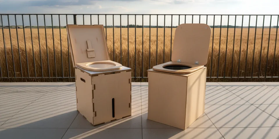 How does a composting toilet work?